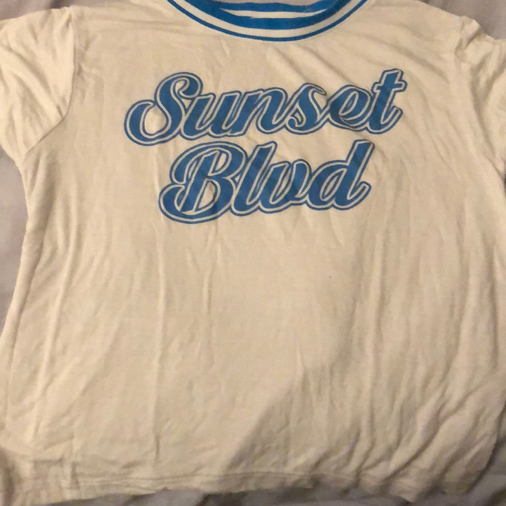 a u-neck shirt